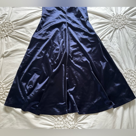 Stunning Blue Cocktail Maxi Dress - Picture 6 of 6